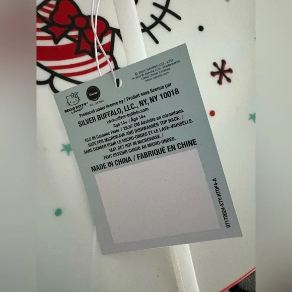 Hello kitty Ceramic Plate Set Large - Picture 2 of 2